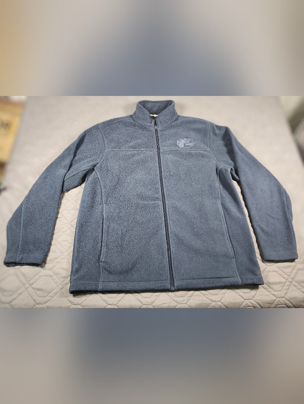 Bass Pro Shops Men's Slate Gray Full-Zip Fleece Jacket